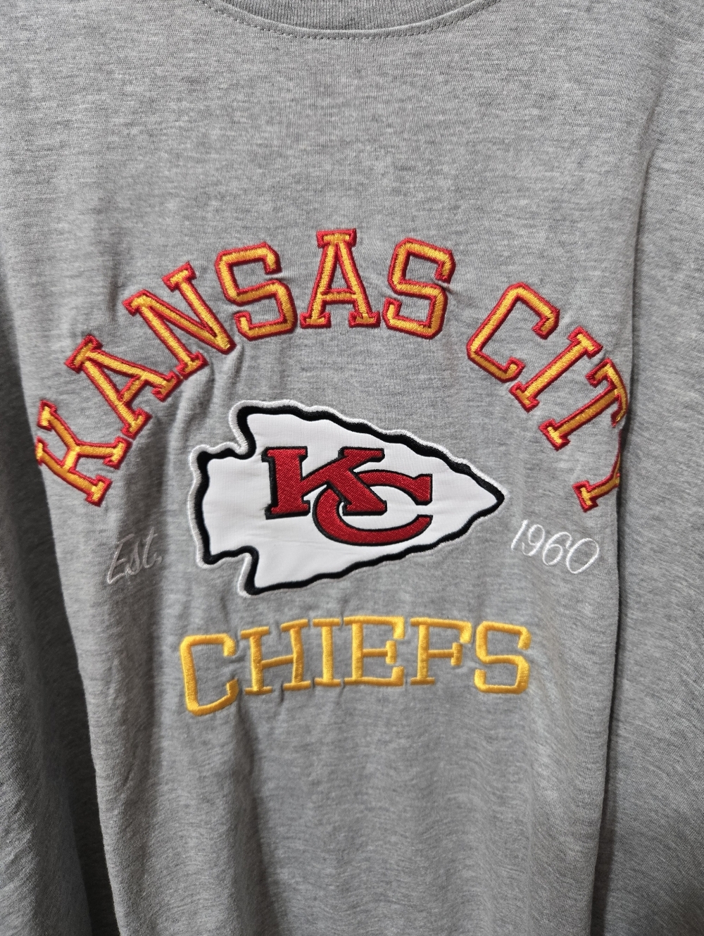 NFL Kansas City Chiefs Long Sleeve Tshirt EUC Size: 5XL - Picture 2 of 5